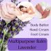  green idea Green idea - Lavender balm 100ml - Skin care for the body hands and feet with lavender essential oil - Body butter - Shea butter without silicones and parabens - Buy Online on GoSupps.com