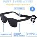 MAXJULI Baby Infant Sunglasses Safe, Soft, With Adjustable Strap 0-24 Months BPA Free 7002 A-black/Black+black/Blue - Buy Online on GoSupps.com