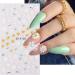 3 Sheets 5D Daisy Embossed Nail Stickers Decals Stereoscopic Flowers Leaf Nail Art Stickers Self-Adhesive Carving Design Nail Supplies Accessories for Women Girls DIY Nail Tips Design - Buy Online on GoSupps.com