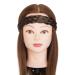 Tess Braided Hair Band | Adjustable Brown Ombre Hair Tie for Women | Large Hair Accessories (3.8cm Wide 50g) - Perfect for Braids & Dutt Styles - Buy Online on GoSupps.com
