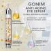 GONIM Eye Serum with Caffeine Collagen Peptides Niacinamide & Retinol Eye Cream for Fine Lines Dark Circles and Puffiness Hydrating Gel Base Anti Aging Reduce Wrinkles Uneven Skin Tone 10ml x 2 - Buy Online on GoSupps.com