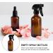 Buy Lurrose 250ml Empty Brown Glass Spray Bottles - Refillable Container for Beauty Hair Essential Oils Water & Cleaning - International Shipping Available - Buy Online on GoSupps.com