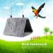 VIFER Bird Nest Hanging Bird Cage Hammock Plush Parrot Bed Warm Winter Soft Tent for Parakeets Canary Lovebirds Pet Toy (S-Grey) - Buy Online on GoSupps.com