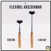 SCUUBY 6-Part Back Scratcher - Premium Stainless Steel & Bamboo Extendable with Interchangeable Attachments - Buy Online on GoSupps.com