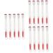 Ipetboom 30 Pcs Diamond Mascara Brush Makeup Mascara Tube Cleaning Brush Mascara Applicator Miss 11.3x1.1cmx3pcs Orange Redx3pcs