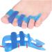 Alinzo Gel Orthopedic Hallux Valgus & Hammer Toe Corrector - Toe Extensor & Footrest for Pain Relief (Blue) - Buy Online on GoSupps.com