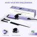 Janelove 13mm Mini Curling Iron for Short Hair - Travel-Friendly Beach Waves Curling Iron - 200 C Purple Wave Iron for Thin Hair - Buy Online on GoSupps.com