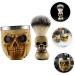 Buy Abaodam Portable Razor Brush Set - Skeleton Head Beard Razor & Makeup Brush Holder for Ultimate Men's Grooming - Buy Online on GoSupps.com
