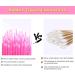 200Pcs Disposable Eyelash Brushes Pink Micro Brushes Applicator Eyelash Brushes for Eyelashes Extensions - Buy Online on GoSupps.com
