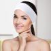Lades Spa Headband - Adjustable Facial Women Makeup Hairband for Washing Face and Makeup - White - Buy Online on GoSupps.com
