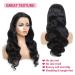 OONRD 22 Inch Body Wave HD Transparent Lace Front Wig | Brazilian Virgin Human Hair | Pre Plucked Natural Hairline | 150% Density | For Women - Buy Online on GoSupps.com