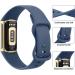 3 Pack Silicone Bands for Fitbit Charge 5 - Adjustable Replacement Wristbands (Large) - Black+Navy Blue+Slate Grey - Women Men - Fits 7.3-8.9 Wrists - Buy Online on GoSupps.com