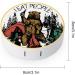 I Hate People Bear Round Case For Contact Lens Kit Storage Box with Mirror Printed - Buy Online on GoSupps.com