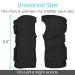 Vive Carpal Tunnel Wrist Brace - Arm Compression Hand Support Splint for Men Women Kids - Universal Adjustable Fit Black - Buy Online on GoSupps.com