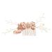 PLAFOPE Flower Hair Comb Hair Styling Accessories Decorative Hair Comb Bride Hair Accessories Hair Comb for Wedding Hair Comb for Women Accessories Hair Accessories for Women