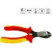 S&R Insulated VDE Diagonal Side Cutter/Electrical Wire Cutters 180mm 1000V VDE-Tested (German Electrical Engineering Association Serie) Wire Cutting Pliers - Buy Online on GoSupps.com