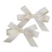 amangul Sweet Ballet Ribbon Hair Bows Hair Clip Lazy Hairpin Women Barrettes PonytailHolder for Lady Girl Hair Styling Tool(White)