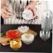 Alipis 10pcs Clear Glass Bowl Transparent Bowl Bozai Cake 3X6X6CM As Shown - Buy Online on GoSupps.com