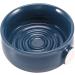 TAVIS Ceramic Men's Shaving Mug Bowl Cup Thread Bottom Wide Mouth for Shave Brush and Shaving Soap Dark Blue - Buy Online on GoSupps.com