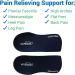 Vivesole 3/4 Orthotics Arch Support Insoles - High Arch Support for Flat Feet, Plantar Fasciitis, and Lower Back Pain Relief - Men's (9.5 US) - Buy Online on GoSupps.com