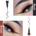 DekRion Black and Brown Waterproof Liquid Eyeliner Set - Long-lasting, Quick Drying Eye Liners for Women - Easy to Use Makeup Tool - Buy Online on GoSupps.com