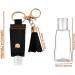 Puerhuaci Travel Bottles Set - 4 Pcs 30ml Transparent Squeeze Bottles for Perfume & Cosmetics with Keychain - Portable Plastic Travel Containers - Buy Online on GoSupps.com