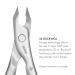 Here are a few options for the Meta Title:1. GERMANIKURE Tower Point Cuticle Trimmer - Half Jaw Nipper - Made in Germany - FINOX Stainless Steel - Manicure Tool2. GERMANIKURE Cuticle Trimmer - Half Jaw Nipper - Ethically Made in Germany - FINOX Stainless  - Buy Online on GoSupps.com