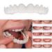 Risely Cosmetic Veneers: 2 Pairs of Plug-In Fake Teeth for Instant Smile Transformation - Natural Look Lightening Dentures for Bad Teeth - Buy Online on GoSupps.com