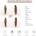 FESHFEN Long Curly Wavy Ponytail Extension - Brown Synthetic Hairpieces 60cm - Clip-in Drawstring Pony Extension for Women & Girls - Buy Online on GoSupps.com