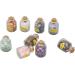 Weikeya Mini Stone Bottles - 9pcs Chip Stone Set Colorful Glass Containers for Decoration | International Shipping Available - Buy Online on GoSupps.com