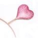 Boderier Glitter Heart Headband - Valentine's Day Costume Party Hair Accessory - Buy Online on GoSupps.com