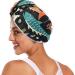 Blue Green Fishes Hair Towel 2 Pack | Super Absorbent Quick Dry Hair Turbans for Women & Girls - Perfect for Travel & Daily Use - Buy Online on GoSupps.com