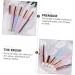 Mipcase 2pcs Cosmetic Eyeshadow Applicator Pink Professional Blackhead Practical Shadow Tool Women Salon - Buy Online on GoSupps.com