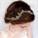 Fairvital Gold Sparkle Crystal Rhinestone Bride Hair Accessories - Wedding Headgear for Women & Girls - Buy Online on GoSupps.com