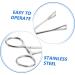 Generic Reptile Feeding Clip Snake Tongs Reptile Feeding Tongs Silver Stainless Steel - Buy Online on GoSupps.com
