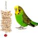 Yorgewd 7 Pack Bird Toys Natural Wood Small Bird Cage Toys Small Parrot Swing Chewing Toys for Budgies Small Parakeets Conures Love Birds Cockatiel Finches - Buy Online on GoSupps.com