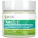 Puriya Chest Rub Cream Support for Congestion and Sinuses, Breathe Ease Balm, Plant Rich Active Formula, Eucalyptus Oil, Lavender, Tea Tree, Supports Sinus and Nasal Passages, Safe for Kids and Adult 2 Ounce (Pack of 1)