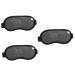 GLEAVI 3 Sets Blindfold Silk Eye for Sleeping Eye Mask Massagers Electric Eye Cover for Sleeping USB Sleep Eye Patch Sleep Blackout Heated Blinder Electric Heating Cotton Hood Travel