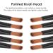 50 Pcs Disposable Lip Brushes - Black Lipstick Gloss Stick Applicator Kit - Buy Online on GoSupps.com