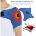 Doact Shoulder Bandage & Support Wrap | USB Heated Shoulder Pillow for Rotator Cuff Relief (Blue L) - International Shipping Available - Buy Online on GoSupps.com