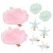 4 Pairs Hair Jewelry Kawaii Hair Clips Hair Accessories for Short Hair Cute Hair Clips Decorative Hair Clip Cute Hair Accessories Womens Hair Clips South Korea Alloy Girl