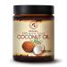 Coconut oil 100ml - Cocos nucifera - Indonesia - cold -pressed - 100% pure coconut oil glass jar - unaffected - intensive care for face - body - hair - skin - body care oil
