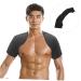 Breathable Double Shoulder Brace for Men - Black Shoulder Belt Protector | International Shipping Available - Buy Online on GoSupps.com