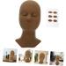 minkissy 1 Set Model Grafted Eyelashes Practice Training Head Realistic Eyelids Silcone Molds Eyelids Makeup Training Head Eyelash Training Head Maniquin Silica Gel Fake Eyelashes Make up - Buy Online on GoSupps.com