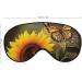 Sunflower Butterfly Sleep Eye Mask with Elastic Strap for Women Men - Perfect for Sleep, Travel, and Nap - Buy Online on GoSupps.com