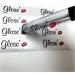 100PCS Clear Lip Gloss Labels with Personalized Custom Logo | Eyelash Stickers for Lip Stick DIY | Transparent Chapstick Labels for Lip Balm (1.5x6cm) - Buy Online on GoSupps.com