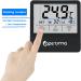 Capetsma Digital Aquarium Thermometer - Large LCD Accurate Water Temperature Measurement for All Aquarium Sizes Flash Alarm - Safe & Simple Use - Buy Online on GoSupps.com