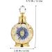 minkissy Perfume bottle essential oil bottle container por 4 oz vial mini refillable bottle terrarium glass containers Cosmetic Bottle Egypt travel dining Travel Blue 12x6cm - Buy Online on GoSupps.com