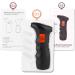 Seven-first Portable Breathalyzer Alcohol Tester with LCD Display & 5 Mouthpieces - Black - Buy Online on GoSupps.com