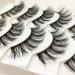 Leenchi 3D False Eyelashes - 5 Pairs Natural Look Faux Mink Lashes | Handmade and Reusable | Soft Fluffy Wispy Long Lashes | Light Volume Dramatic Effect - Buy Online on GoSupps.com